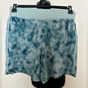 Women's‎ Under Armour UA Rival Terry Printed short Opal Green. Size M. NWT